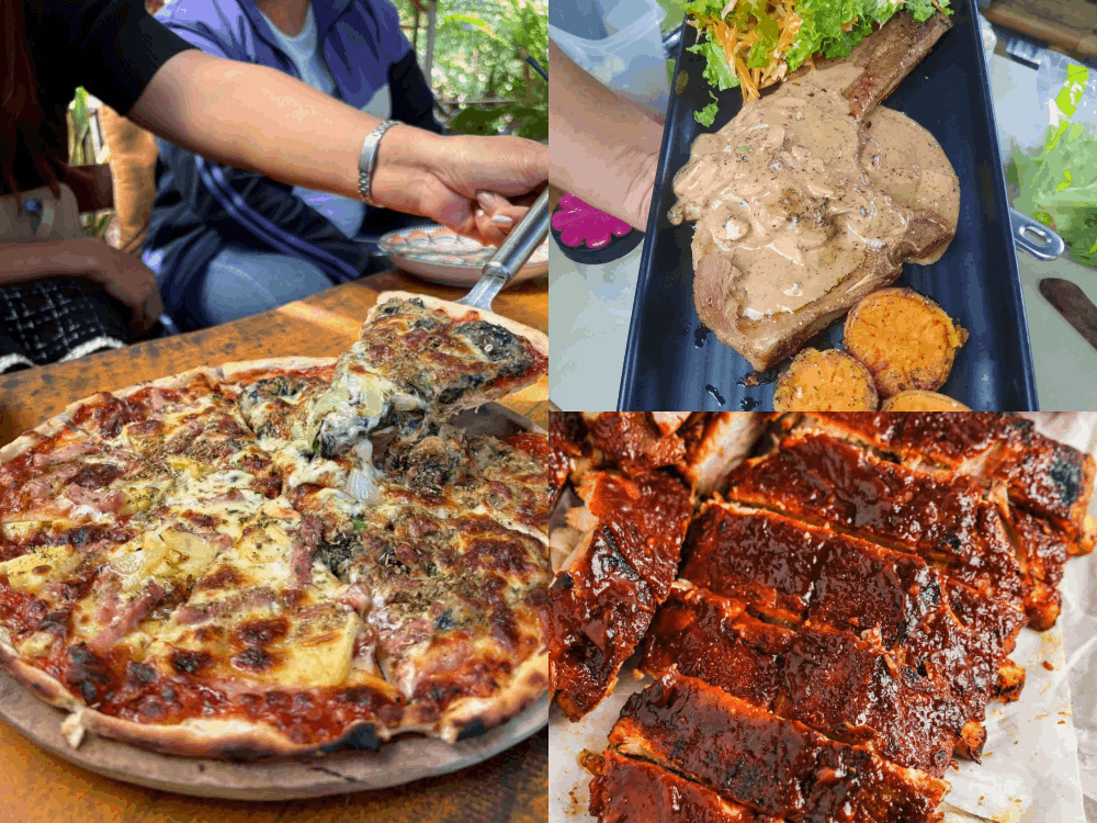 บ้านบ้าน เดอโฮม คาเฟ่ baan baan de home cafe สวน กินเป็นยา ออแกนิค อ.กันทรารมย์ จ.ศรีสะเกษ 0934396655