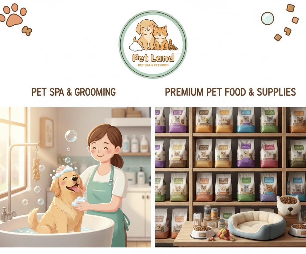 Pet Land บริการอาบน้ำแมว อ.เมือง จ.ศรีสะเกษ